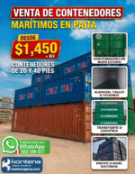 Venta de Contenedores en Paita