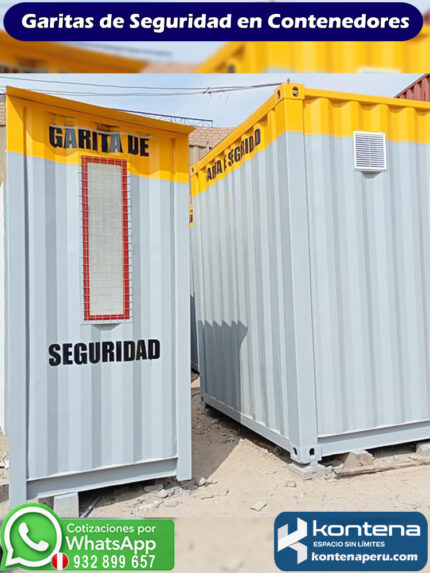 Garitas de Seguridad en Contenedores